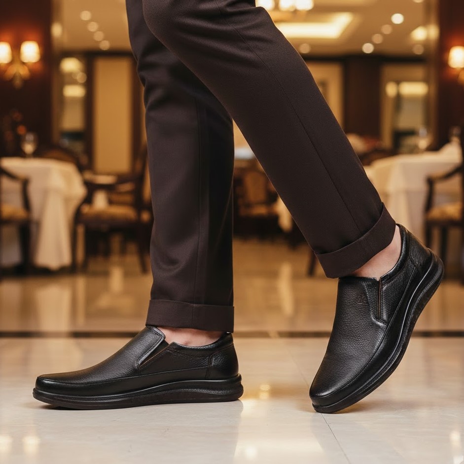 خرید آنلاین کفش طبی مردانه رخشی مدل گارسیا پلاس کد 272